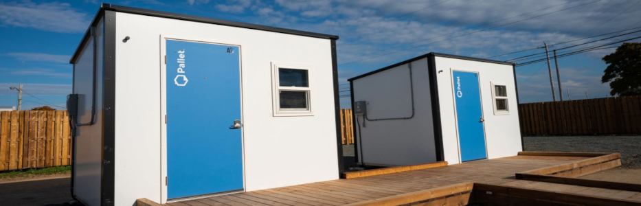 Homeless seniors find privacy and community at pallet shelter village